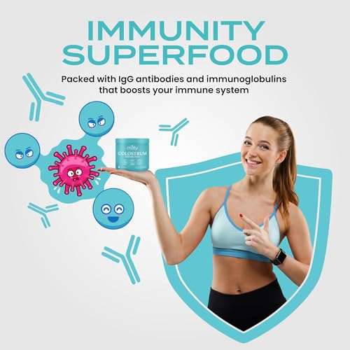 Moty Bovine Colostrum Grass Fed Powder Supplement for Gut Health, Muscle Recovery - Maple Wellness Supplements