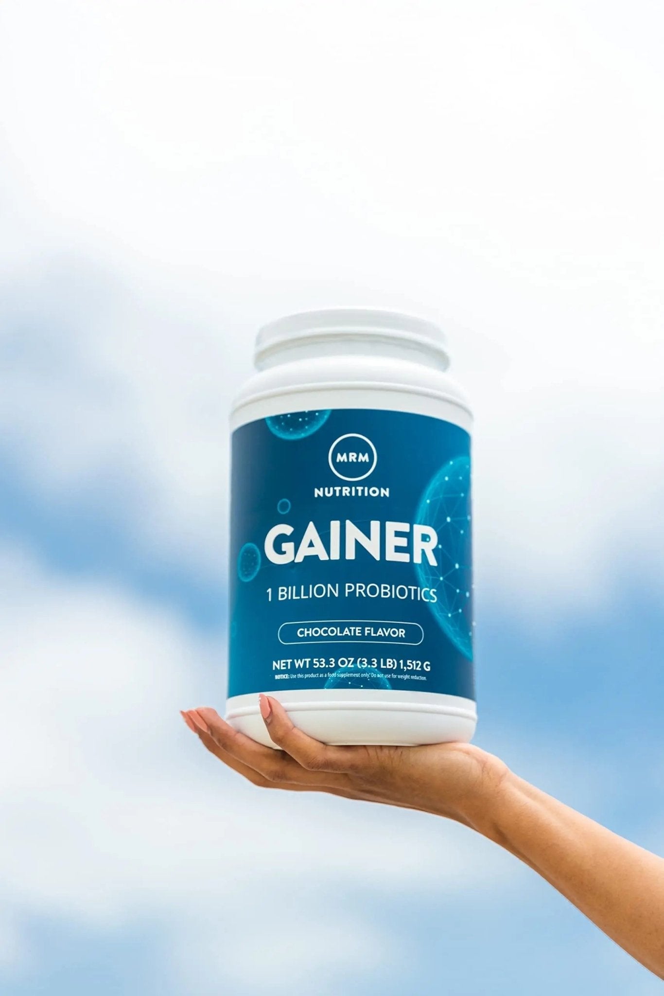MRM Nutrition Gainer Protein with Probiotics & Postbiotics - Chocolate Flavored for Men & Women, 25g Protein, Whey Protein Concentrate & Isolate, Micellar Casein, & Digestive Enzymes - 18 Servings - Maple Wellness Supplements