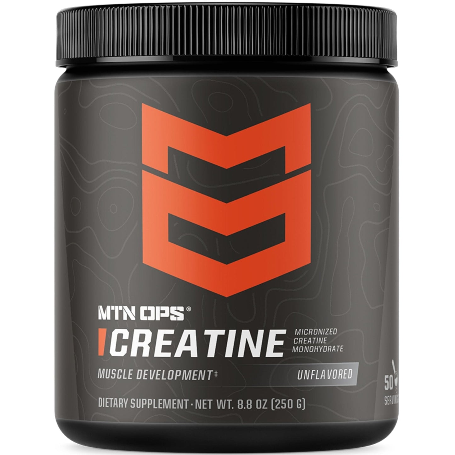 MTN OPS Micronized Creatine Monohydrate Powder – Unflavored 5 g per Serving, 50 Servings – Pure Creatine for Men for Muscle Recovery & Strength Training - Maple Wellness Supplements