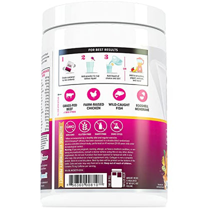 Multi Collagen Burn: Multi-Type Hydrolyzed Protein Peptides with Hyaluronic Acid, Vitamin - Maple Wellness Supplements