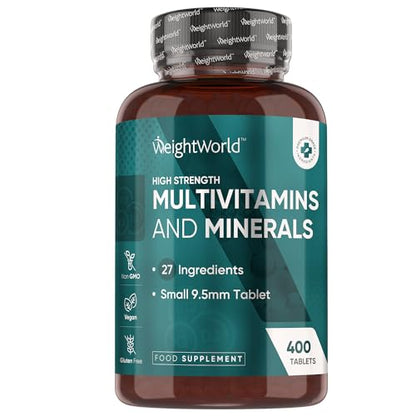 Multivitamin Tablets for Men & Women with 27 Active Multivitamins & Minerals Like Iron - Maple Wellness Supplements