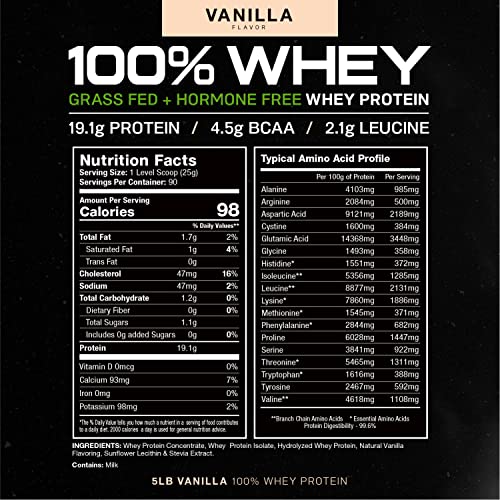 Muscle Feast 100% Grass-Fed Whey Protein, Pastured Raised Hormone Free All Natural - Maple Wellness Supplements