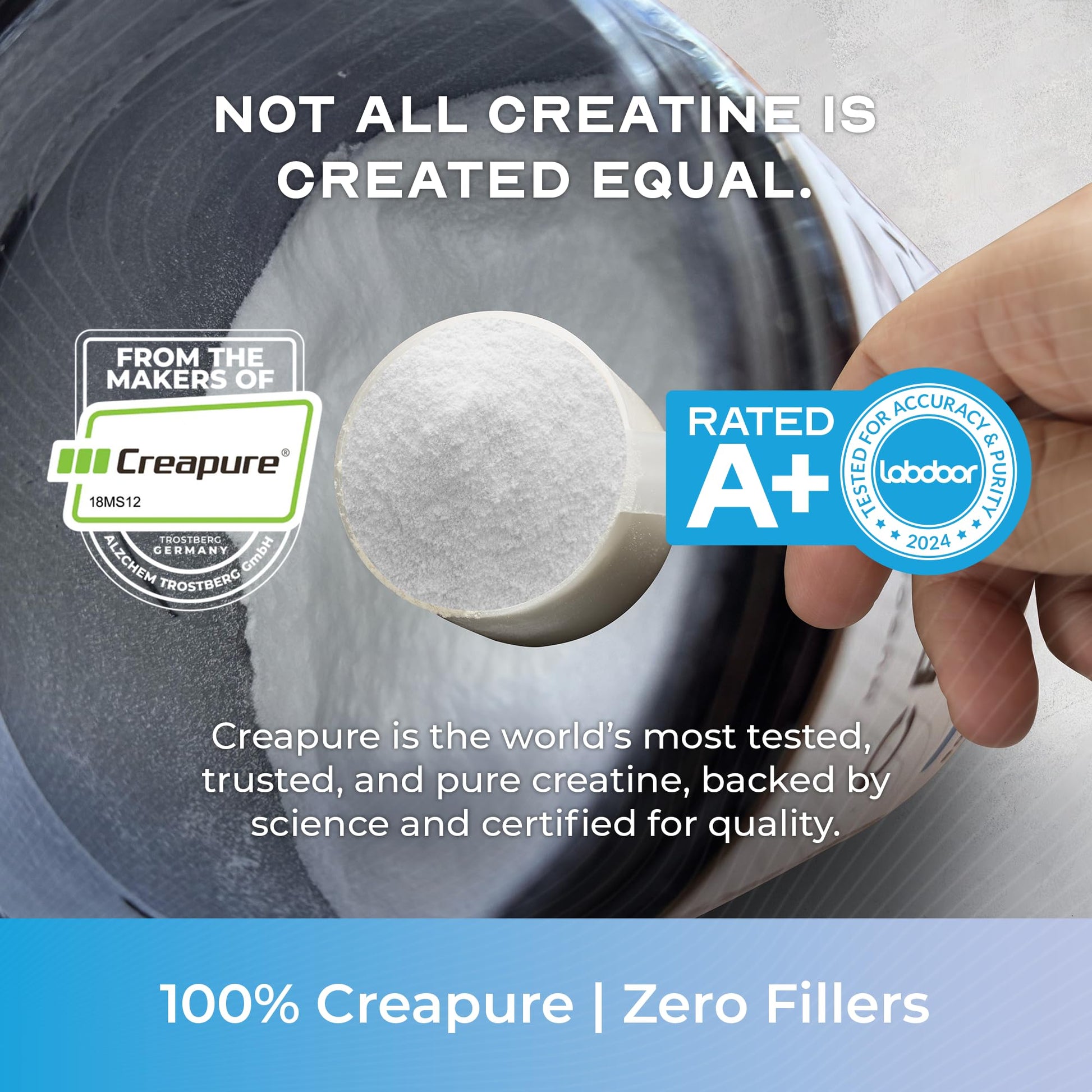 Muscle Feast Creapure Creatine Monohydrate Powder, Vegan Keto Friendly Gluten-Free, Mass Gainer, Muscle Recovery Supplement and Trusted Creatine for Muscle Growth - Maple Wellness Supplements
