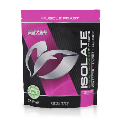 Muscle Feast Grass-Fed Whey Protein Isolate, All Natural Hormone Free Pasture Raised - Maple Wellness Supplements