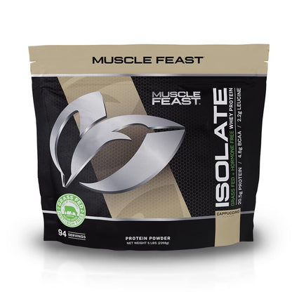 Muscle Feast Grass-Fed Whey Protein Isolate, All Natural Hormone Free Pasture Raised - Maple Wellness Supplements