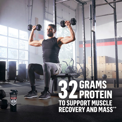 Muscle Milk Gainer Protein Powder, Vanilla Creme, 32g Protein, 5 Pound - Maple Wellness Supplements