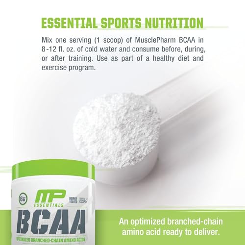 MusclePharm Essentials BCAA, Fruit Punch - 30 Servings - Maple Wellness Supplements