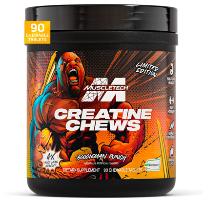MuscleTech Creatine Chews - Creapure Monohydrate Supplement for Muscle Recovery, Muscle Builder & Energy Boost - Pre Workout Supplement for Men & Women - Maple Wellness Supplements
