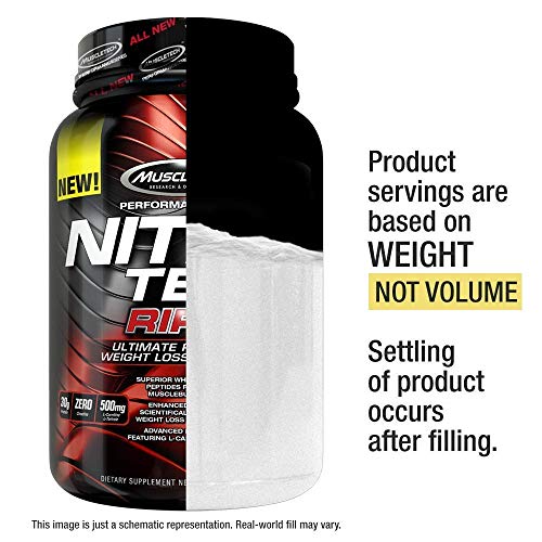 MuscleTech Nitro-Tech Ripped Lean Whey Protein Powder Whey Protein Isolate Weight - Maple Wellness Supplements