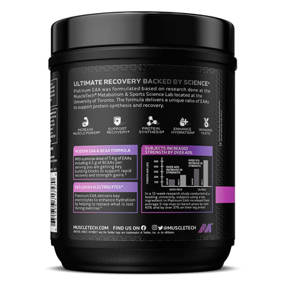 MuscleTech | Platinum 100% EAA+ |Essential Amino Acids | Muscle Strength Builder - Maple Wellness Supplements