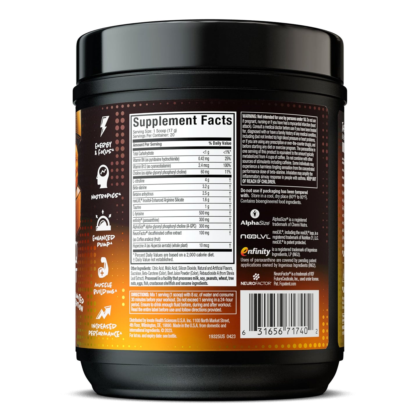 MuscleTech Pre Workout Powder EuphoriQ PreWorkout Smart Pre Workout Powder - Maple Wellness Supplements