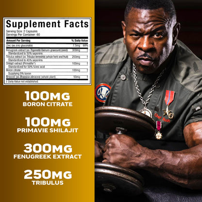 MuscleTech Testosterone Booster for Men, AlphaTest - T-Boost Mens Supplement with Tribulus Terrestris & Boron - Daily Male Gym Workout Supplements - Maple Wellness Supplements