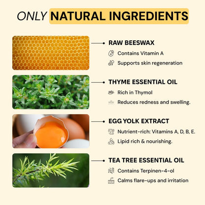 MyMagicHealer Thyme & Tea Tree Flare Care | Cystic Acne, Folliculitis, Ingrown Hair, Keratosis Pilaris, Razor Bumps, Body Bumps, Blind Pimples Multi-purpose Solution - Maple Wellness Supplements