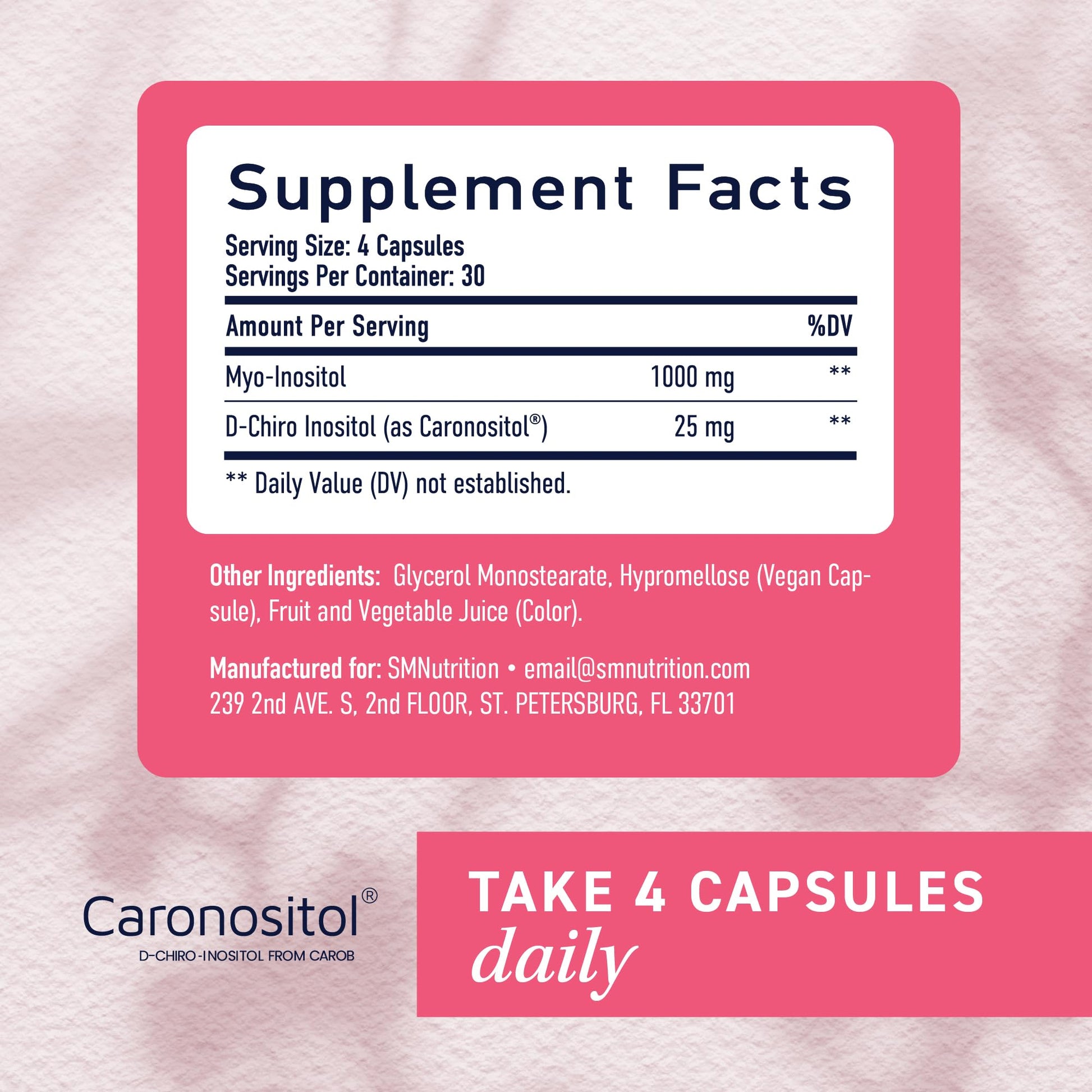Myo-Inositol & D-Chiro Inositol for Hormone Balance for Women | Microbeadlets to Regulate Menstrual Cycle & Support Ovarian Health | 40:1 Ratio Myo & D Chiro | Non-GMO | 120 Ct (1 Month Supply) - Maple Wellness Supplements