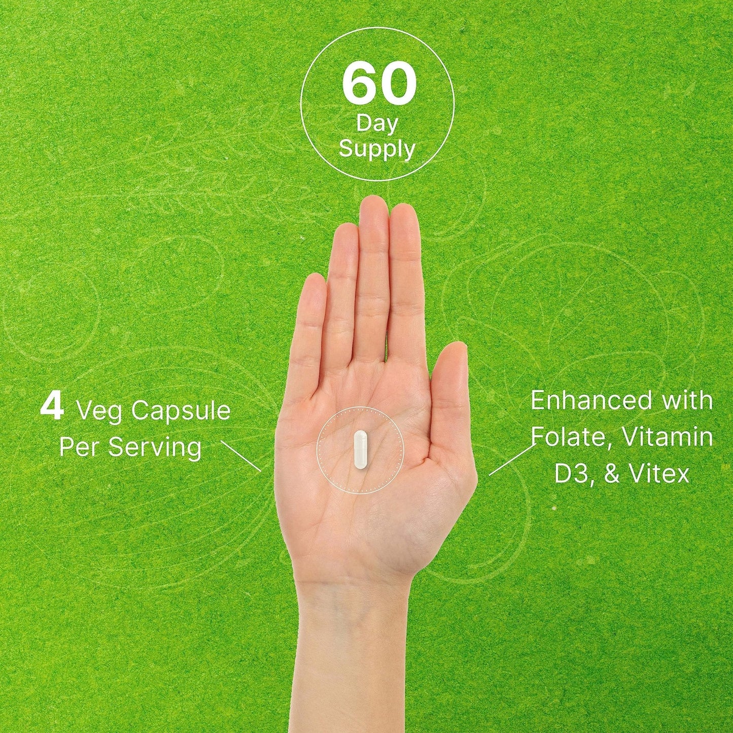 Myo-Inositol & D-Chiro Inositol Supplement (40:1) 2,050mg Per Serving, 240 Veggie Cap - Maple Wellness Supplements