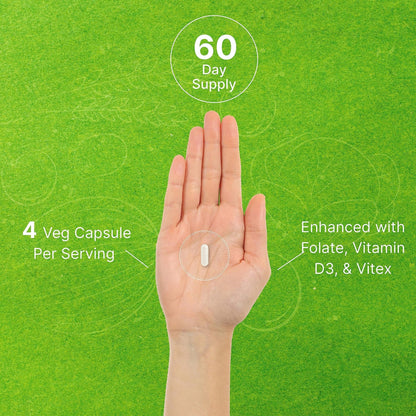 Myo-Inositol & D-Chiro Inositol Supplement (40:1) 2,050mg Per Serving, 240 Veggie Cap - Maple Wellness Supplements
