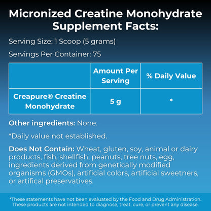 MYOXCIENCE Micronized Creavitalis Creatine | The World’s Purest Micronized Form of Creatine Monohydrate | Supports Muscle Performance - Maple Wellness Supplements