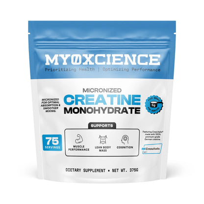 MYOXCIENCE Micronized Creavitalis Creatine | The World’s Purest Micronized Form of Creatine Monohydrate | Supports Muscle Performance - Maple Wellness Supplements