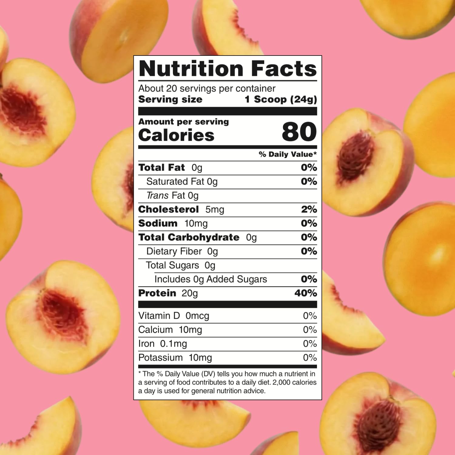 Myprotein Clear Whey Isolate Protein Powder, 1.1 Lb (20 Servings) Peach Mango, 20g Protein per Serving, Naturally Flavored Drink Mix - Maple Wellness Supplements