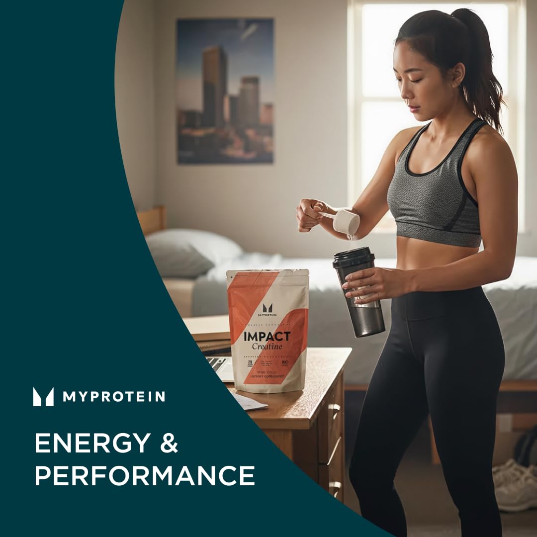 Myprotein Creatine Monohydrate Powder, 100 Servings (1.1lbs), Pure Unflavored Creatine Powder, Post/Pre Workout Supplement for All Sports & Exercises - Maple Wellness Supplements
