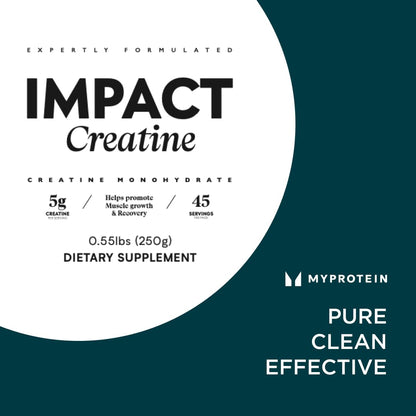 Myprotein Creatine Monohydrate Powder, 100 Servings (1.1lbs), Pure Unflavored Creatine Powder, Post/Pre Workout Supplement for All Sports & Exercises - Maple Wellness Supplements