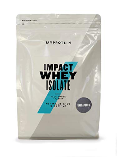 Myprotein Impact Whey Isolate Protein Powder, Gluten Free Protein Powder, Muscle Mass - Maple Wellness Supplements