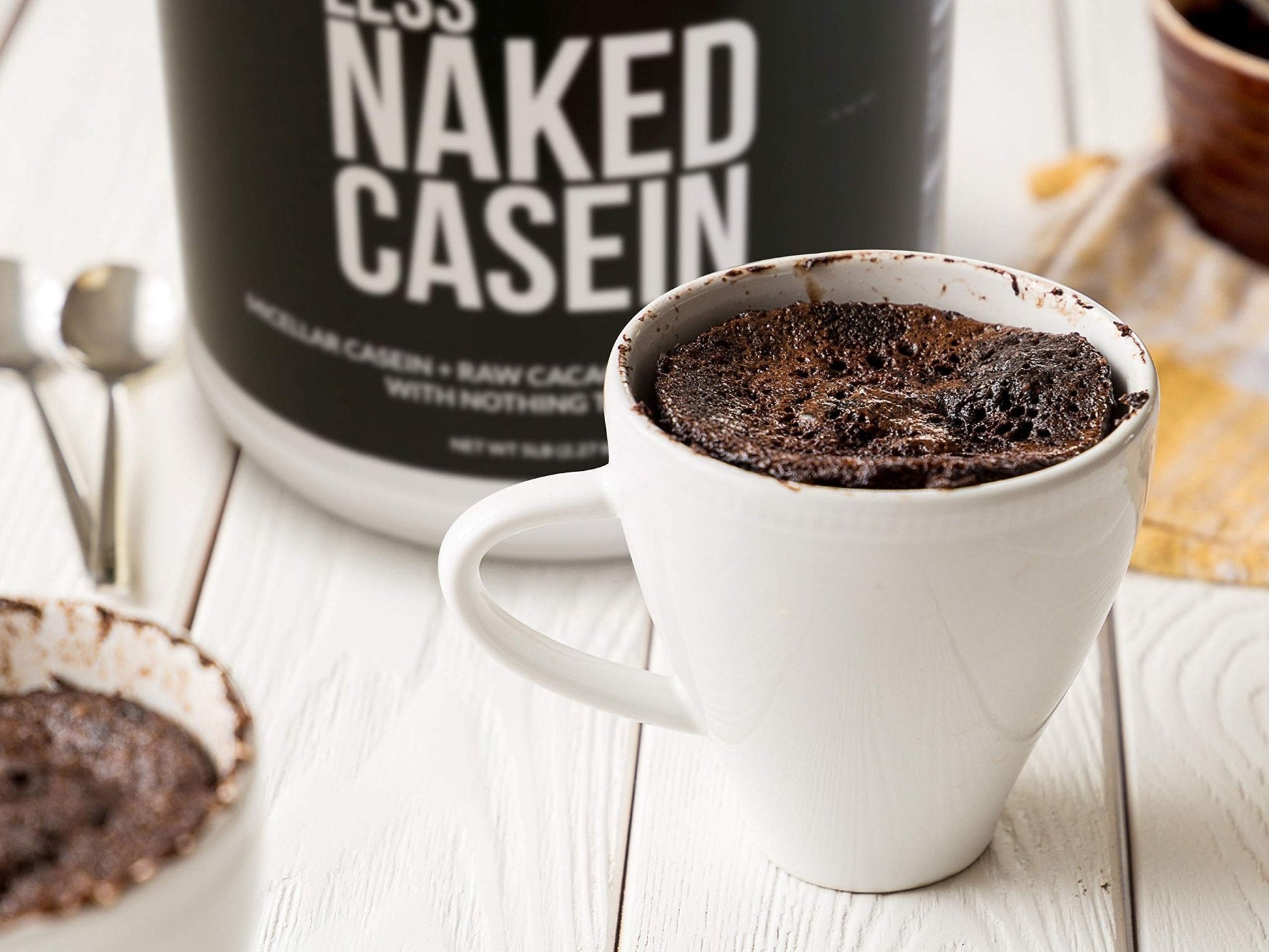 NAKED Casein - 1Lb Micellar Casein Protein - Bulk, Zero Carb, NSF Certified, GMO-Free, Gluten Free, Soy Free, Preservative Free - Stimulate Muscle Growth - Maple Wellness Supplements