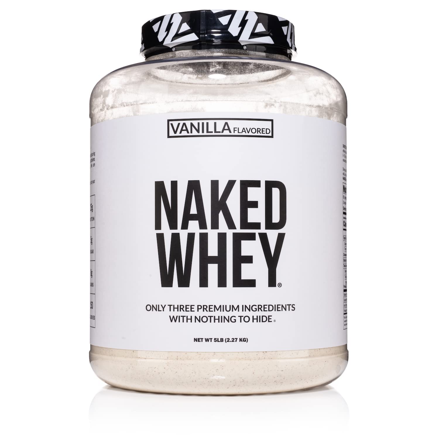 NAKED Nutrition Whey Vanilla Protein - All Natural Grass Fed Whey Protein Powder - Maple Wellness Supplements