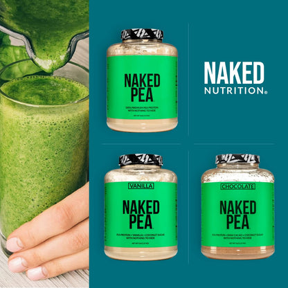 NAKED Pea - 5LB 100% Pea Protein Powder from North American Farms - Unflavored - Maple Wellness Supplements