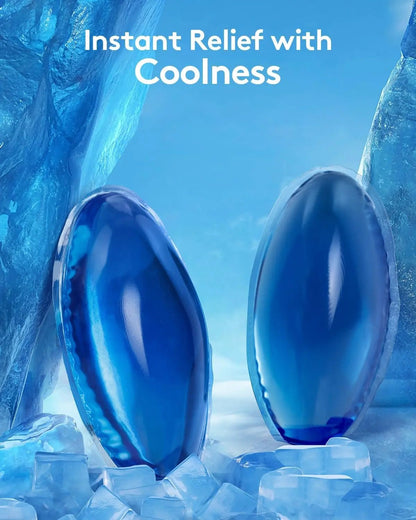nalax Hemorrhoid Ice Pack 2 Pack – Ultra-Soft Reusable Cooling Gel Pads for Fast Relief, FSA-HSA Eligible Cold Therapy for Hemorrhoid Sufferers & Postpartum Moms, Includes 2 Storage Cases - Maple Wellness Supplements