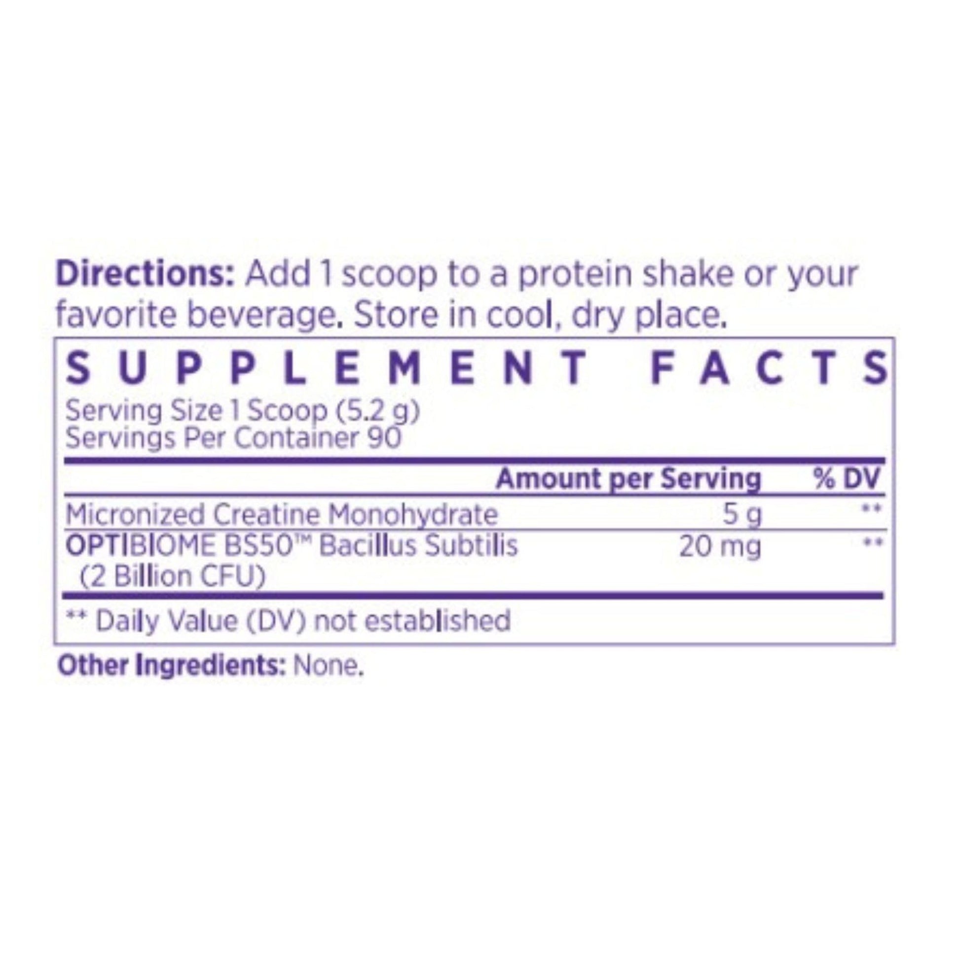 NAOMI Gentle GI Creatine with OPTIBIOME®, Gut-Friendly Creatine Monohydrate for Muscle Strength, Recovery & Mental Focus, Non-GMO, Clean, Daily Creatine Supplement for Men & Women - Maple Wellness Supplements