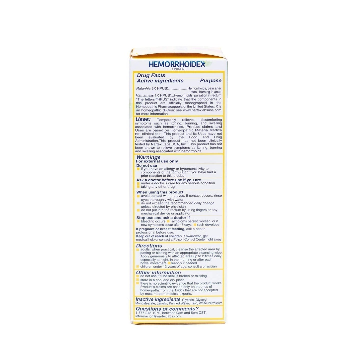 Nartex Hemorrhoid X Treatment Combo Pack 1 Tube & 30 Tablets - Maple Wellness Supplements