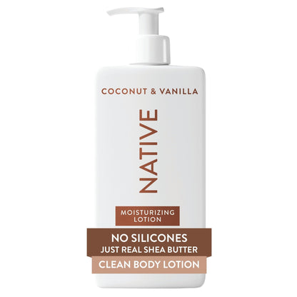 Native Body Lotion Contains Naturally Derived Plant-Based Moisturizers for Women and Men | Restores Dry Skin - Maple Wellness Supplements