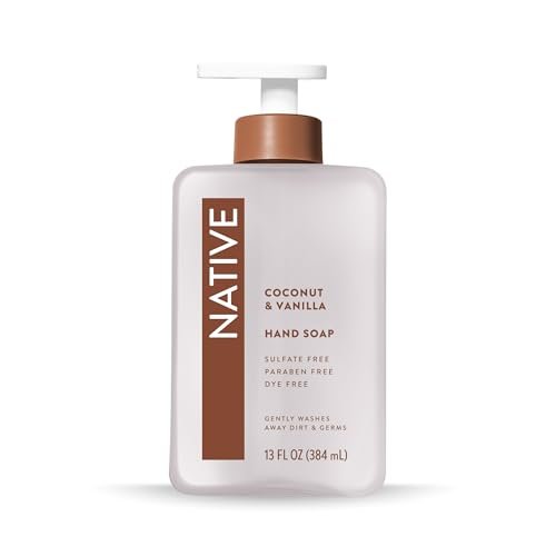 Native Liquid Hand Soap, Coconut & Vanilla Scent, Non-Drying Formula for Soft, Smooth Hands - Maple Wellness Supplements