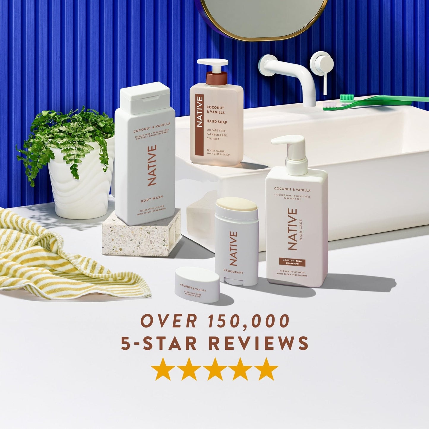 Native Liquid Hand Soap, Coconut & Vanilla Scent, Non-Drying Formula for Soft, Smooth Hands - Maple Wellness Supplements