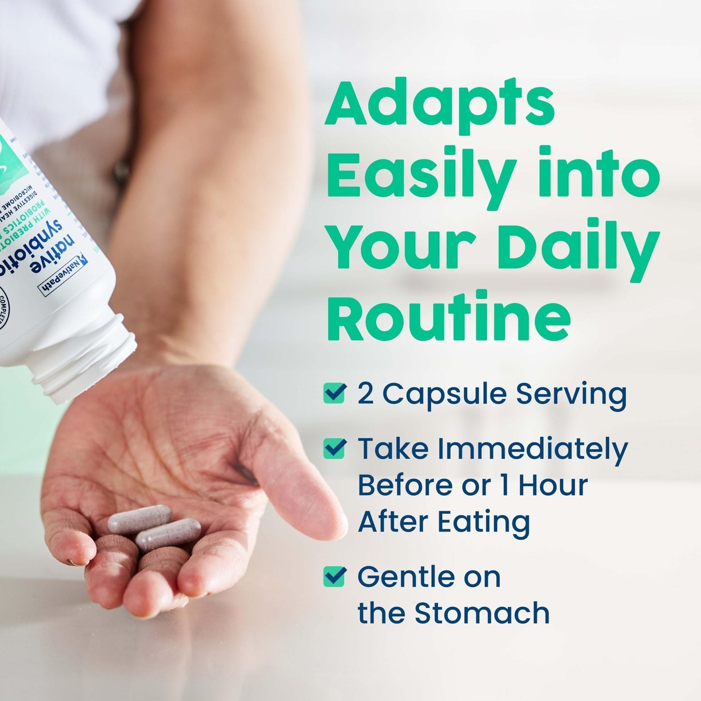 NativePath Complete Synbiotic - Pre, Pro & Postbiotic 3-in-1 for Gut Health & Digestive Support - 10 Billion CFU, 30 Servings - Maple Wellness Supplements