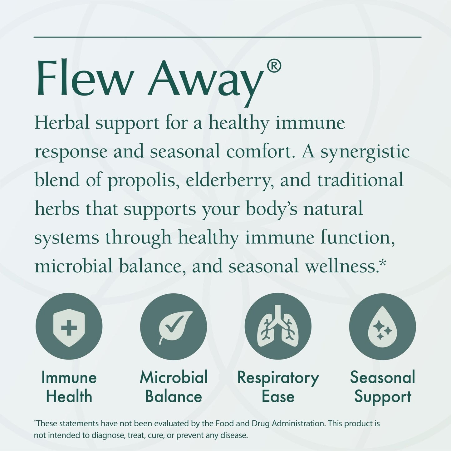 Natura Health Products Flew Away Supplement - Immune System Support & Seasonal Defense - Featuring Ginger, Elderberry, Propolis and Eucalyptus (60 Capsules) - Maple Wellness Supplements