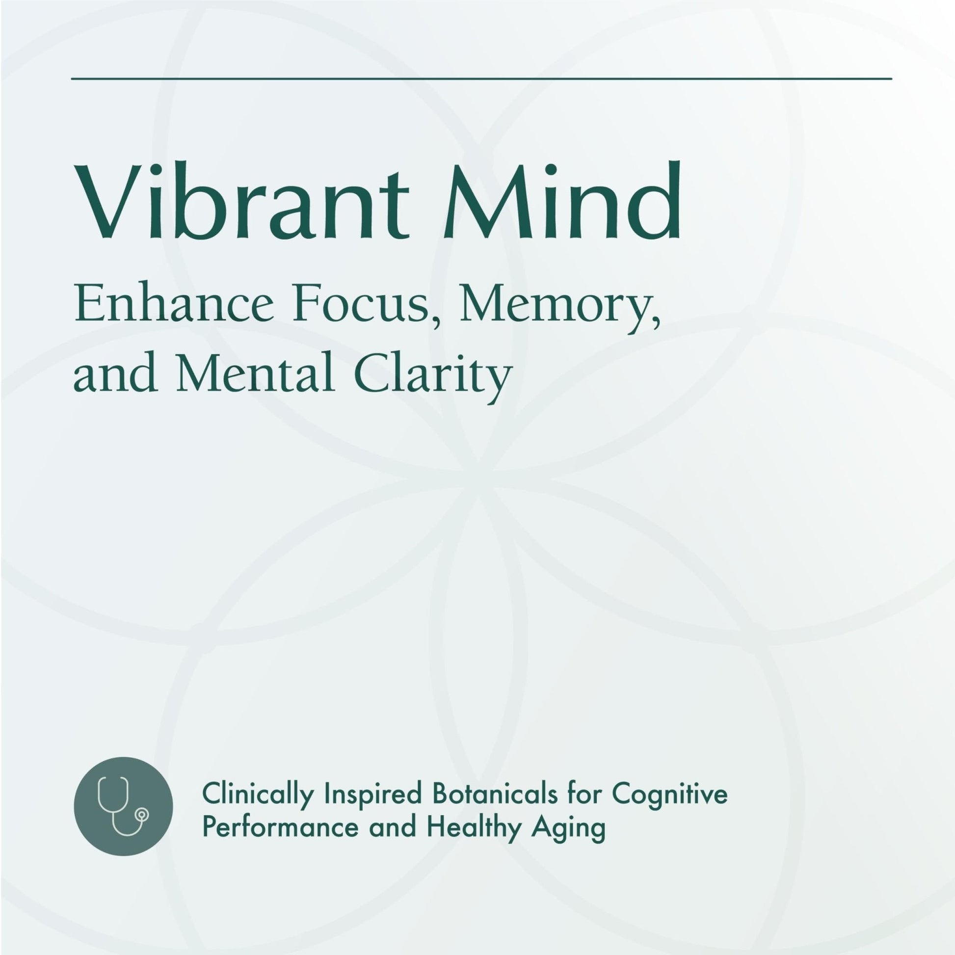 Natura Health Products Vibrant Mind - Brain Supplement for Memory and Focus* - Featuring Bacopa, Ginkgo Biloba, Centellin & Phosphatidylserine - Maple Wellness Supplements
