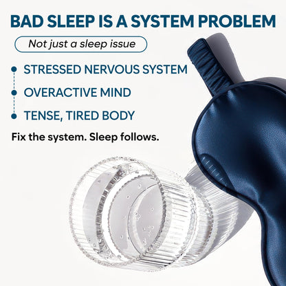 Natural Chelated Magnesium Glycinate Sleep Aid - Melatonin-Free Sleep & Stress Relief with KSM-66 Ashwagandha, GABA, L-Theanine & Chamomile for Muscle Relaxation - Made in USA - 90 Capsules - Maple Wellness Supplements
