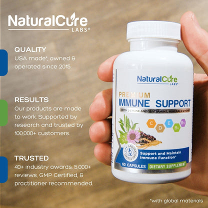 Natural Cure Labs Premium Immune Support - Maple Wellness Supplements