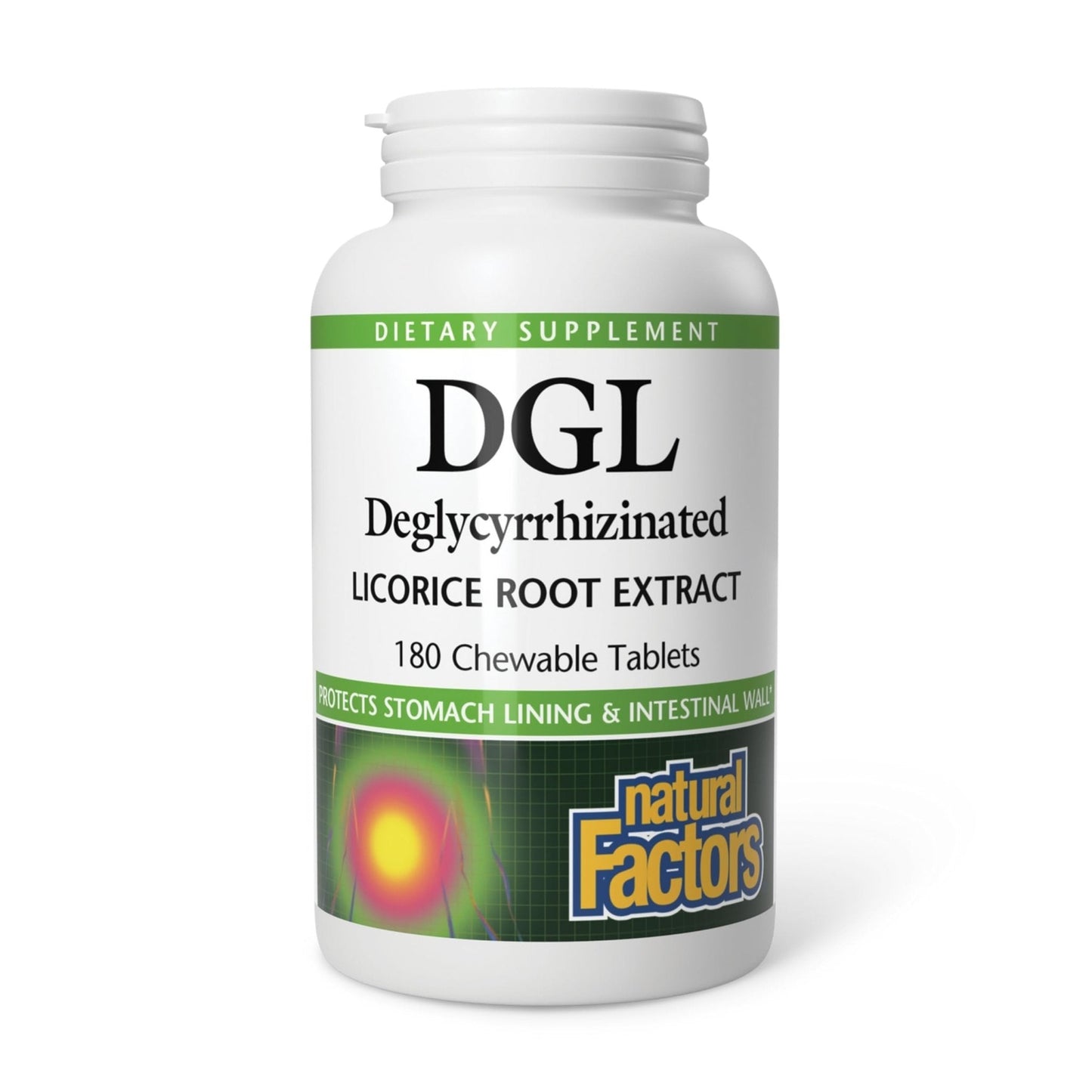 Natural Factors DGL Chewable - Digestive Support Supplement with Licorice Root Extract - Chewable Tablets Support Stomach Lining & Health - Non-GMO & Gluten-Free - Maple Wellness Supplements