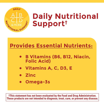 Nature Made Adult & Kids Multivitamin Gummies Combo Pack, Multis with Vitamin C, Vitamin D3, B Vitamins, Zinc, Omega 3 Fish Oil & More - Maple Wellness Supplements