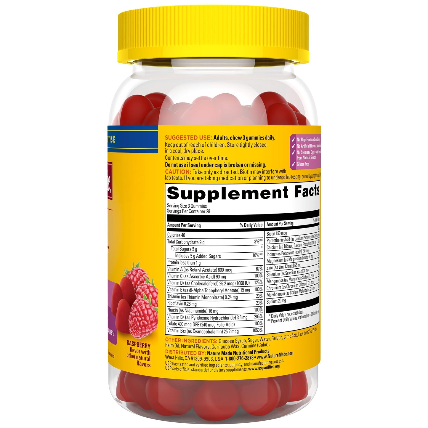Nature Made Advanced Multivitamin Gummies 50 + for Her, Womens Multivitamins Gummies with Magnesium Citrate, Vitamin D3, Zinc - Maple Wellness Supplements