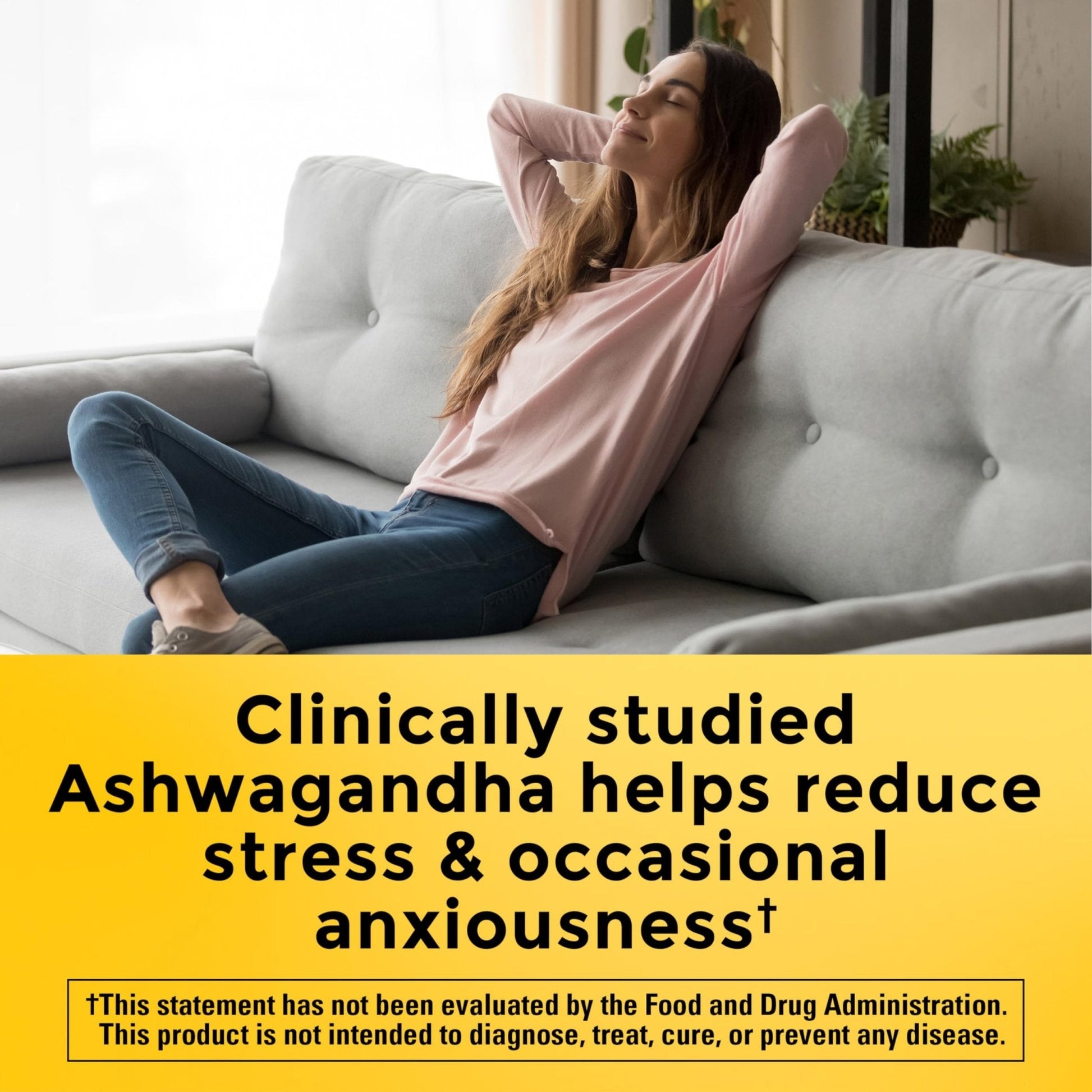 Nature Made Ashwagandha Capsules 125mg for Stress Support, Ashwagandha Supplements, 60 Capsules, 60 Day Supply - Maple Wellness Supplements