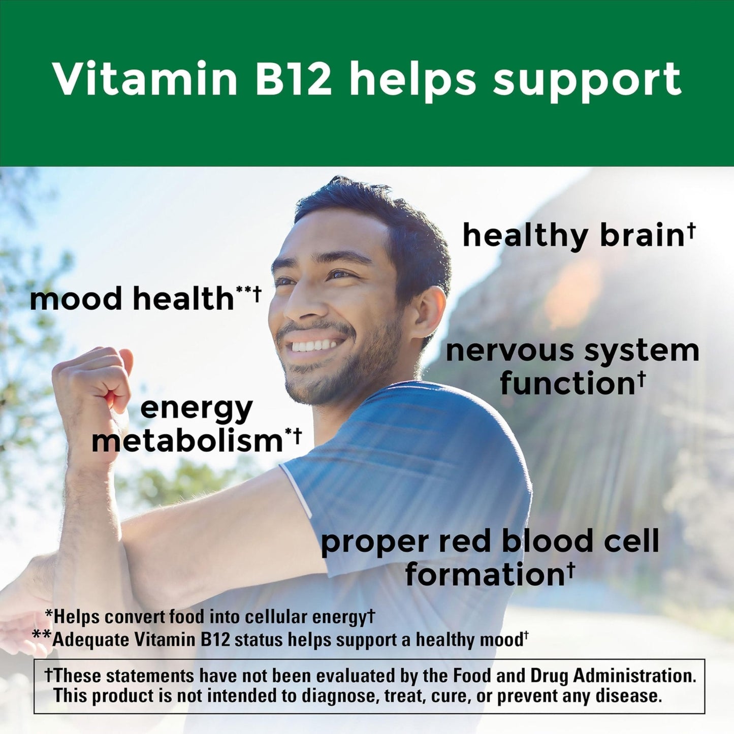 Nature Made Extra Strength Vitamin B12 Gummies 3000 mcg per serving, B12 Vitamins for Energy Metabolism Support, 60 Gummy Vitamins, 30 Day Supply - Maple Wellness Supplements