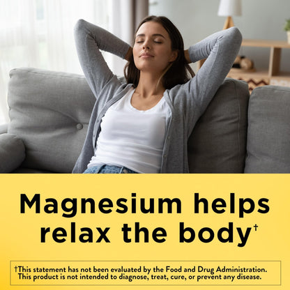 Nature Made Magnesium Oxide 250 mg, Magnesium Supplements for Men and Women, Support for Muscle, Heart - Maple Wellness Supplements