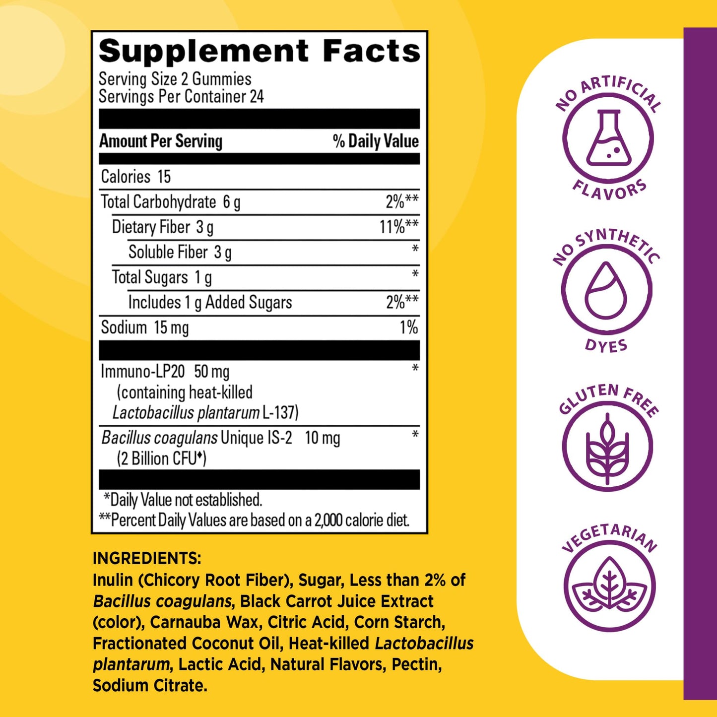 Nature Made Triple-Action Biotics, Gut and Immune Health Support, Digestive Probiotics for Women and Men, Prebiotic Fiber Gummies, 48 Gummies, 24 Day Supply - Maple Wellness Supplements