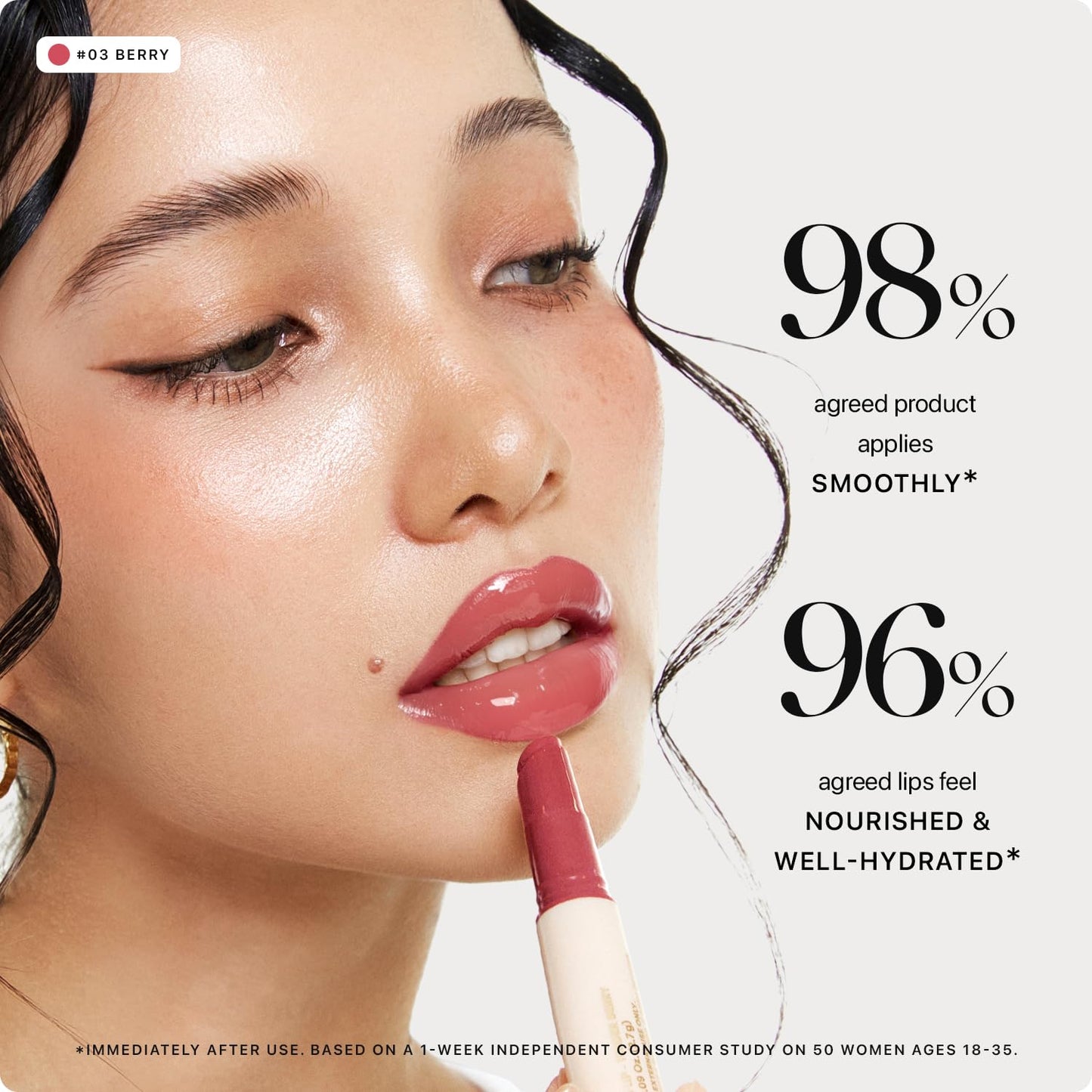 Nature Republic HONEY MELTING LIP (03 BERRY) SOFT LIP STICK, Hydrating Gloss, Moisturizing balms, Sheer tint, Shine & Glowy Finish, korean make up - Maple Wellness Supplements