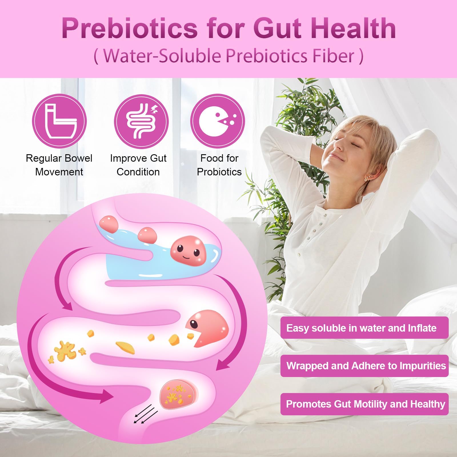 NATURE TARGET Probiotics for Women, 100 Billion CFUs Probiotic with Digestive Enzymes & Prebiotics, Vaginal Probiotics with Cranberry for Urinary Tract Health - Maple Wellness Supplements