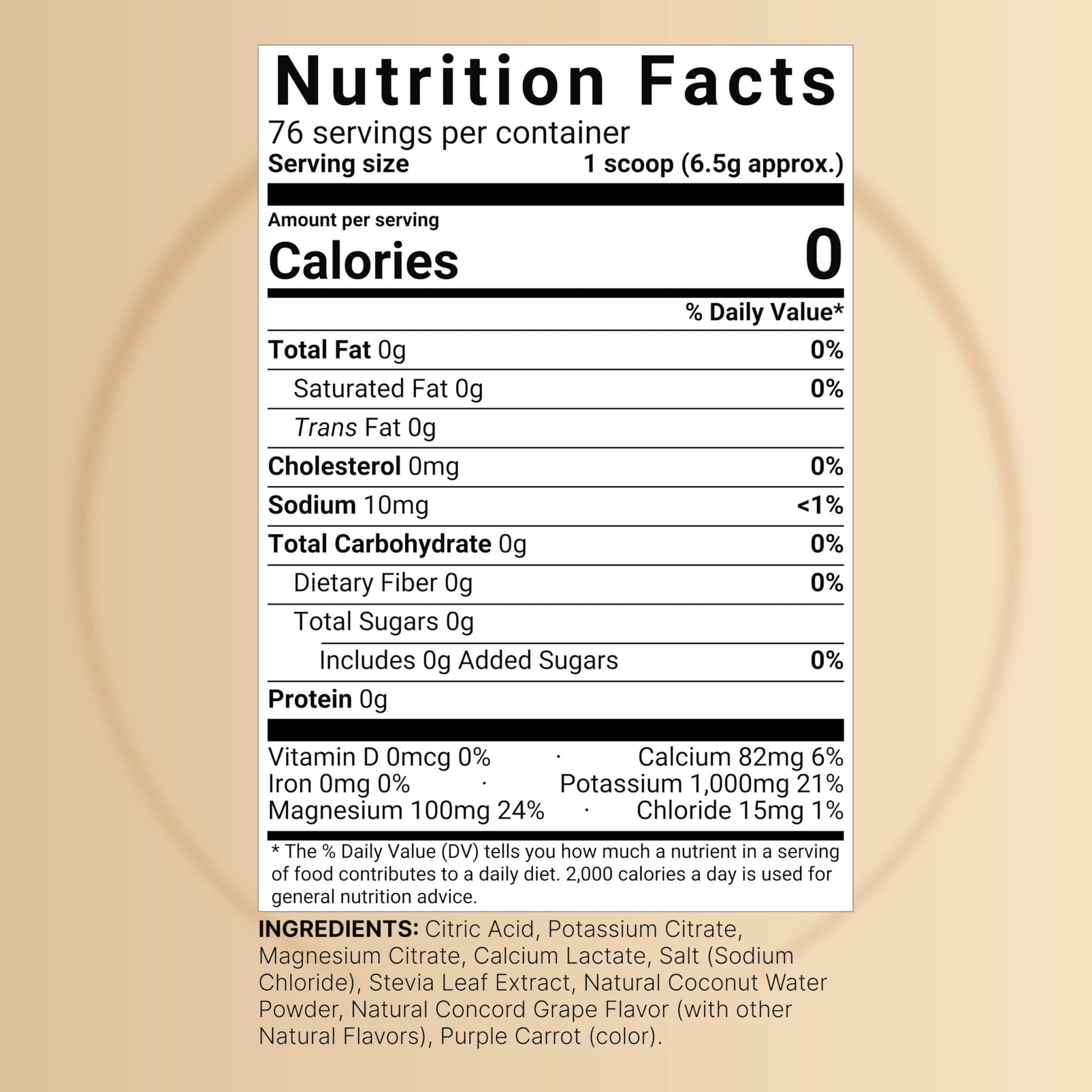 NatureBell Electrolytes Powder No Sugar, 500g (76 Servings) | Keto Fast Hydration Powder, Carnivore-Friendly Electrolyte – 1,000mg High Potassium, Minerals, - Maple Wellness Supplements